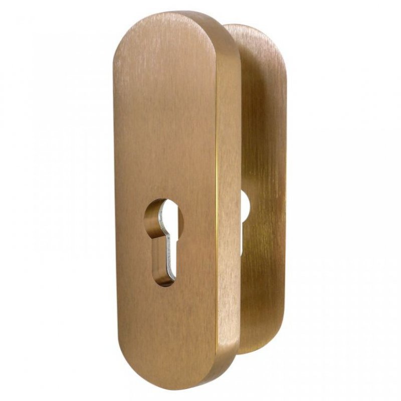 Přídavné kování OVAL s překrytem, povrch F4