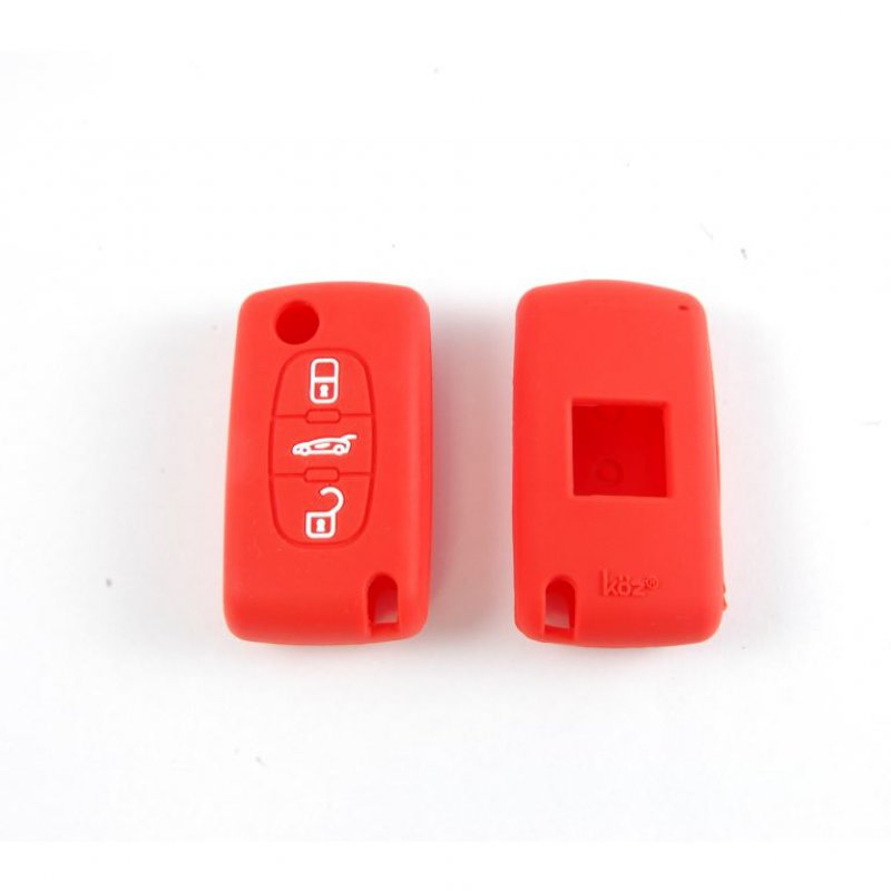 Silikónový obal Citroen 3tl. červený