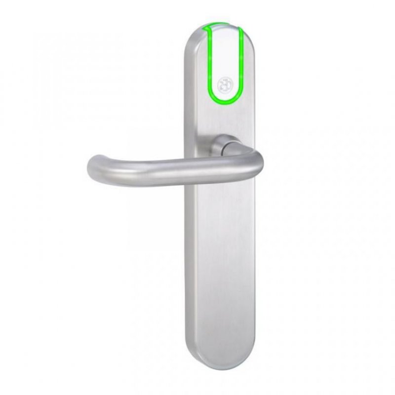 Inteligentní klika ILS, široká, levá, bez otvoru pro vložku