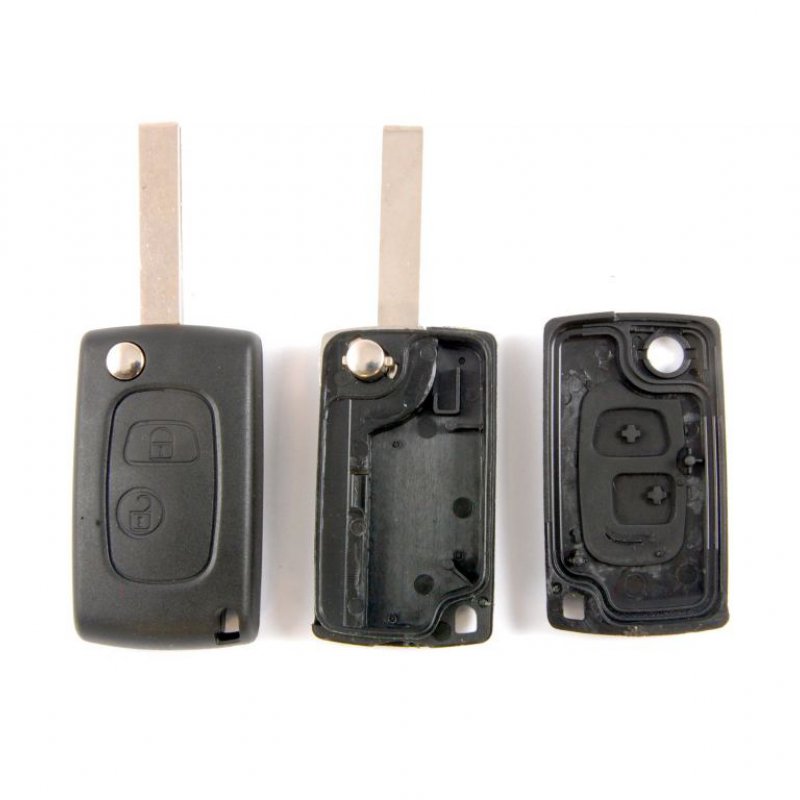 Obal kľúča Peugeot HU83 2tl.