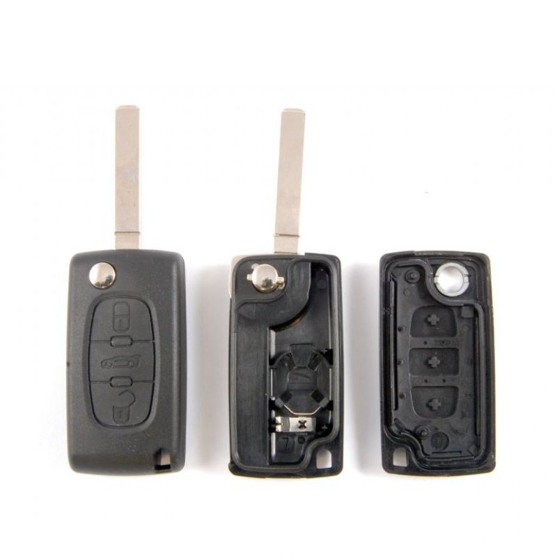 Obal kľúča Peugeot VA2  3tl. kufor, batéria na obale