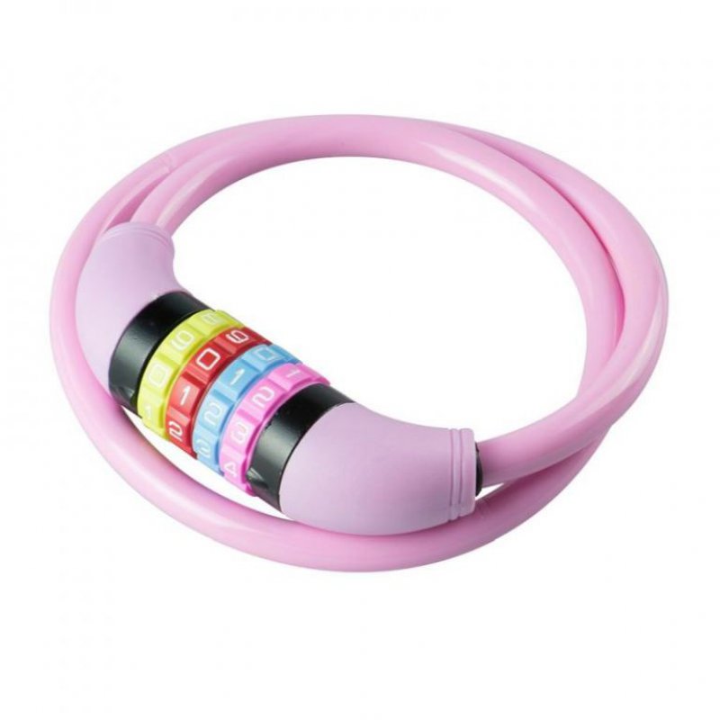 Lankový cyklozámek BW 210 C 65 - růžová