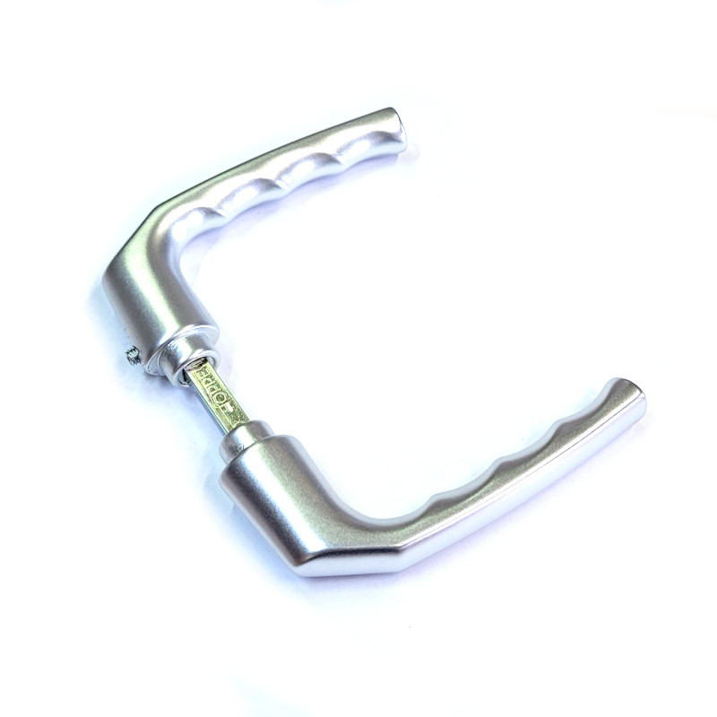 Klika ke kování Birmingham - elox hliník stříbrný (F1)