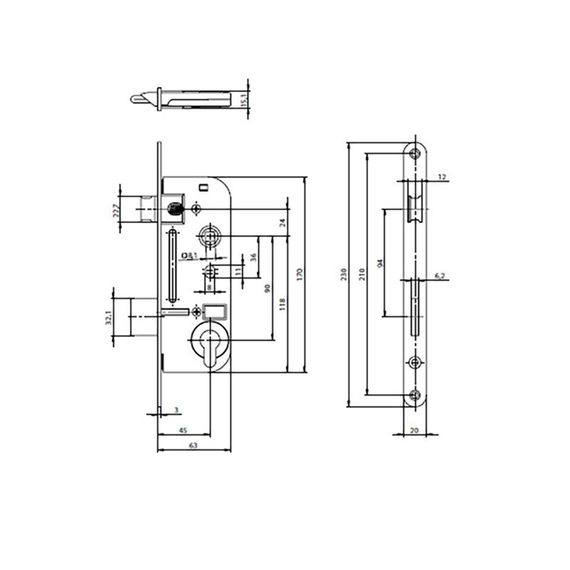Yale 5131N - nákres